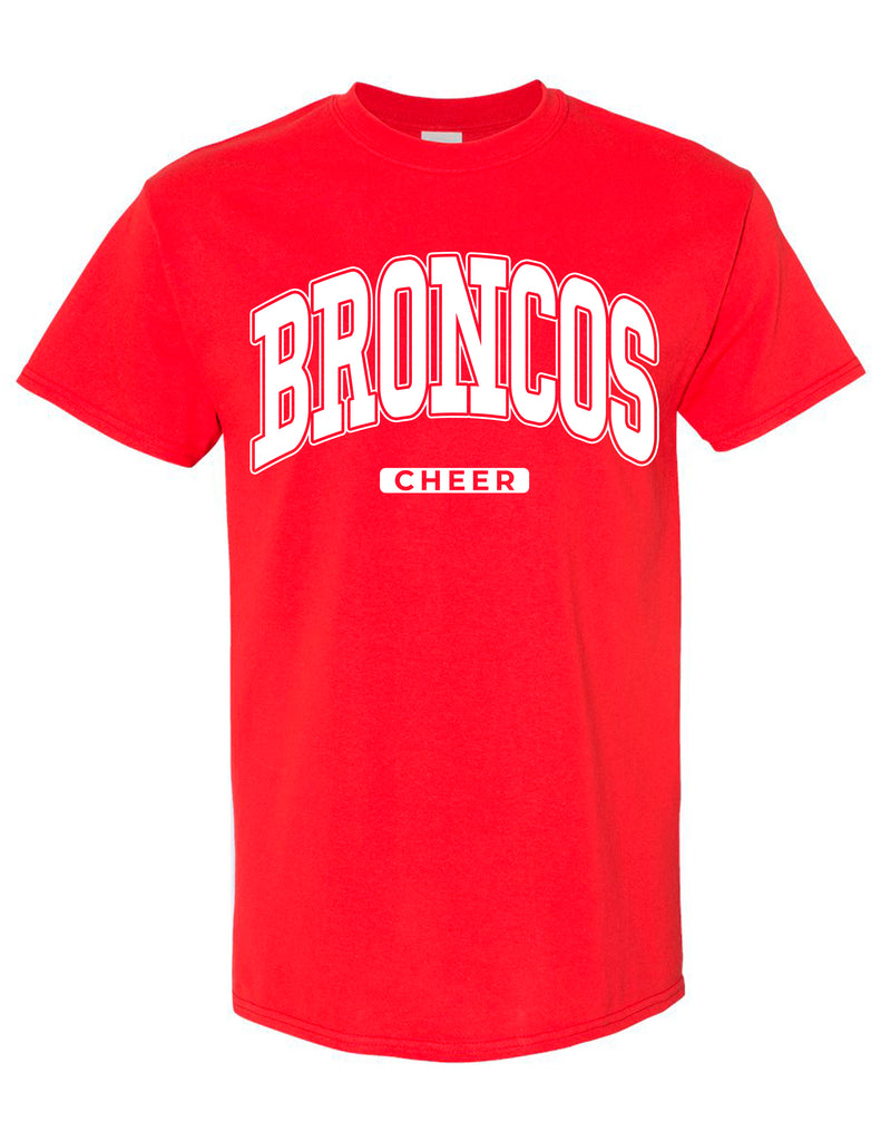 Boyd Cheer Red Oversized Print Design Tee