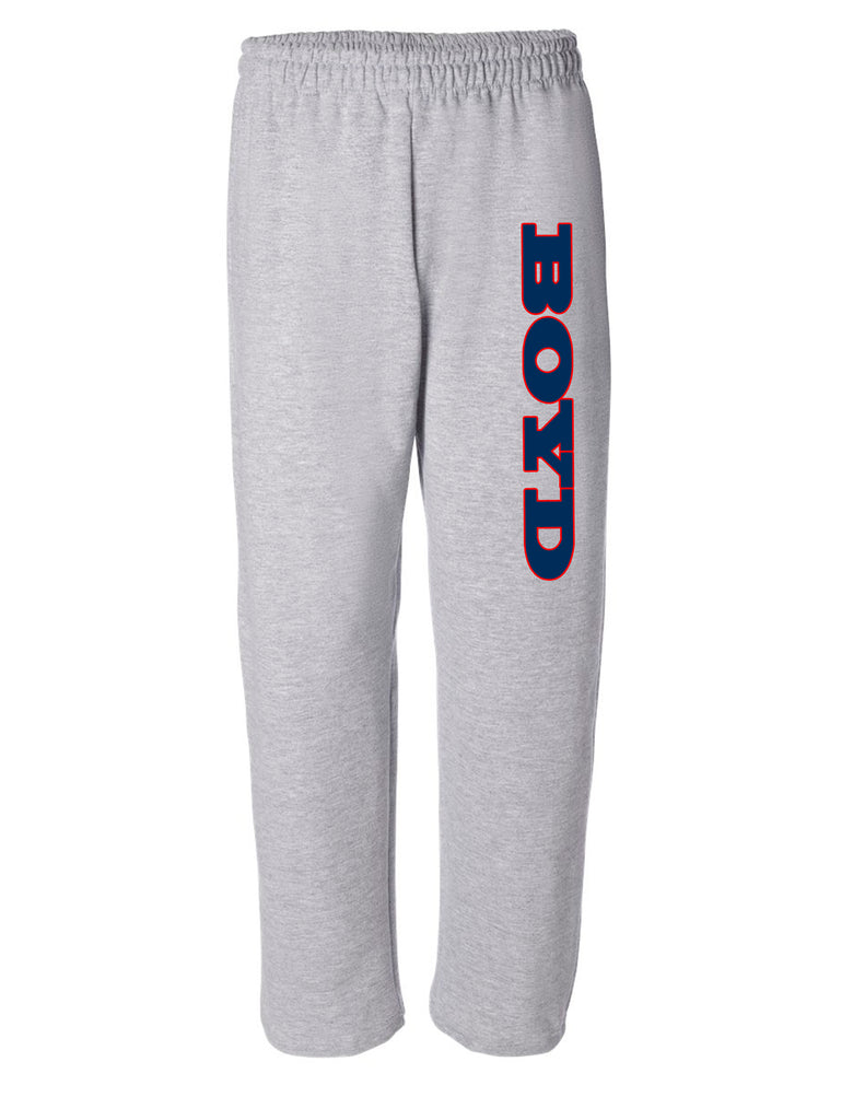 McKinney Boyd Tennis Gray Open Bottom Sweatpants