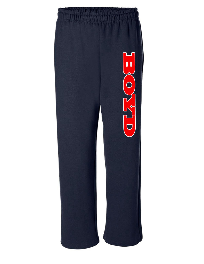 McKinney Boyd Tennis Navy Open Bottom Sweatpants