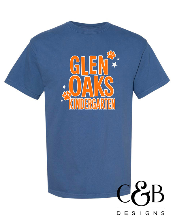 Glen Oaks Kinder Comfort Colors China Blue Tee
