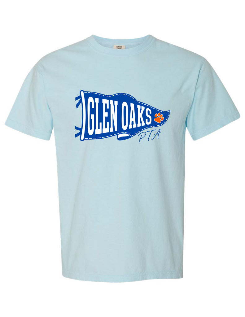 Glen Oaks Comfort Color Short Sleeve T-Shirt Chambray PTA Design