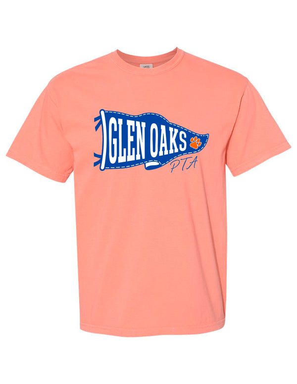 Glen Oaks Comfort Color Short Sleeve T-Shirt Terracotta PTA Design