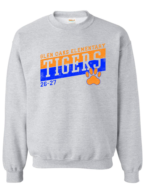 Glen Oaks Gildan Crewneck T-Shirt Ash Gray ADULT