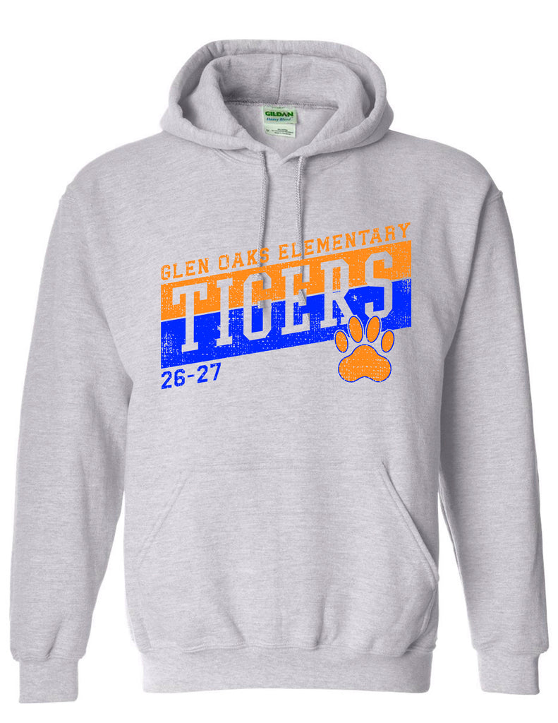 Glen Oaks Gildan Hoodie Ash Gray ADULT