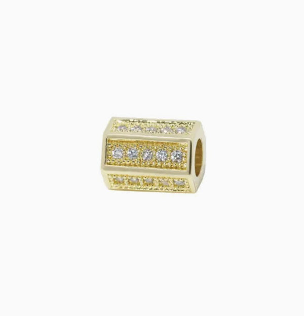 Lovejoy Football Gold Crystal X Twilly Scarf Spacer - 2 Styles