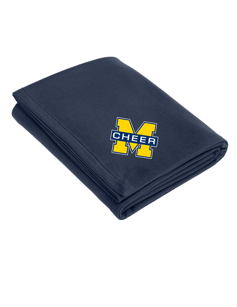 High Cheer Port & Co Oversized Printed Sweatshirt Blanket