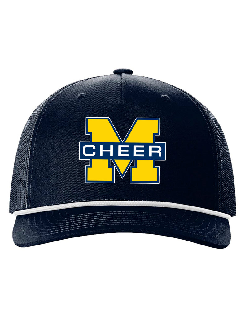 High Cheer Richardson Navy Rope Hat with Logo