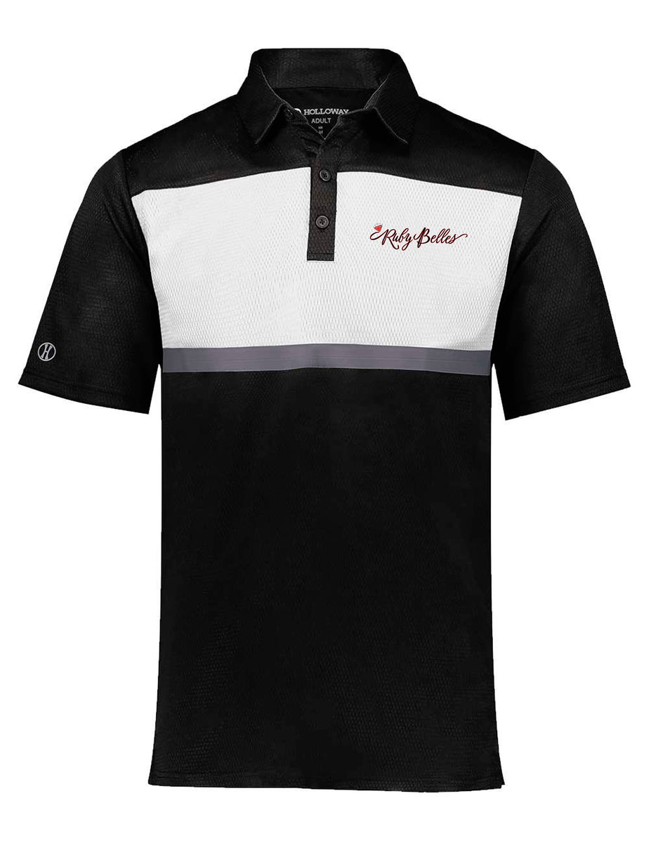 Ruby Belles Holloway Colorblock Polo with Embroidered Logo – C & B ...