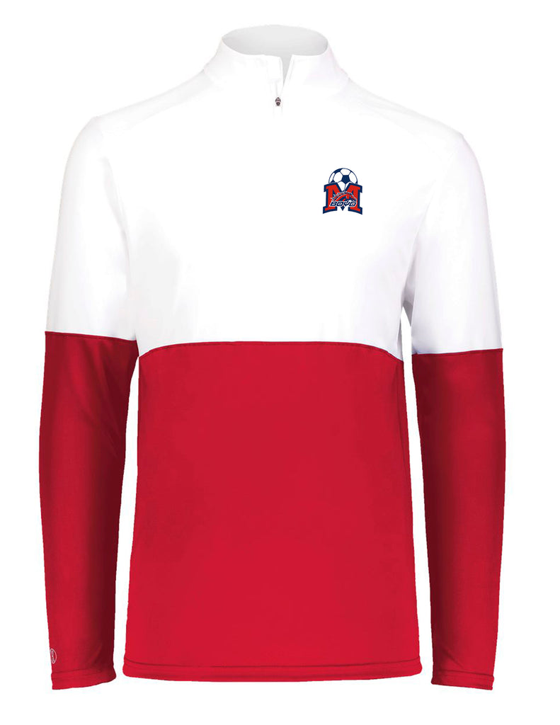 Boyd Girls Soccer Holloway Colorblock Quarter Zip