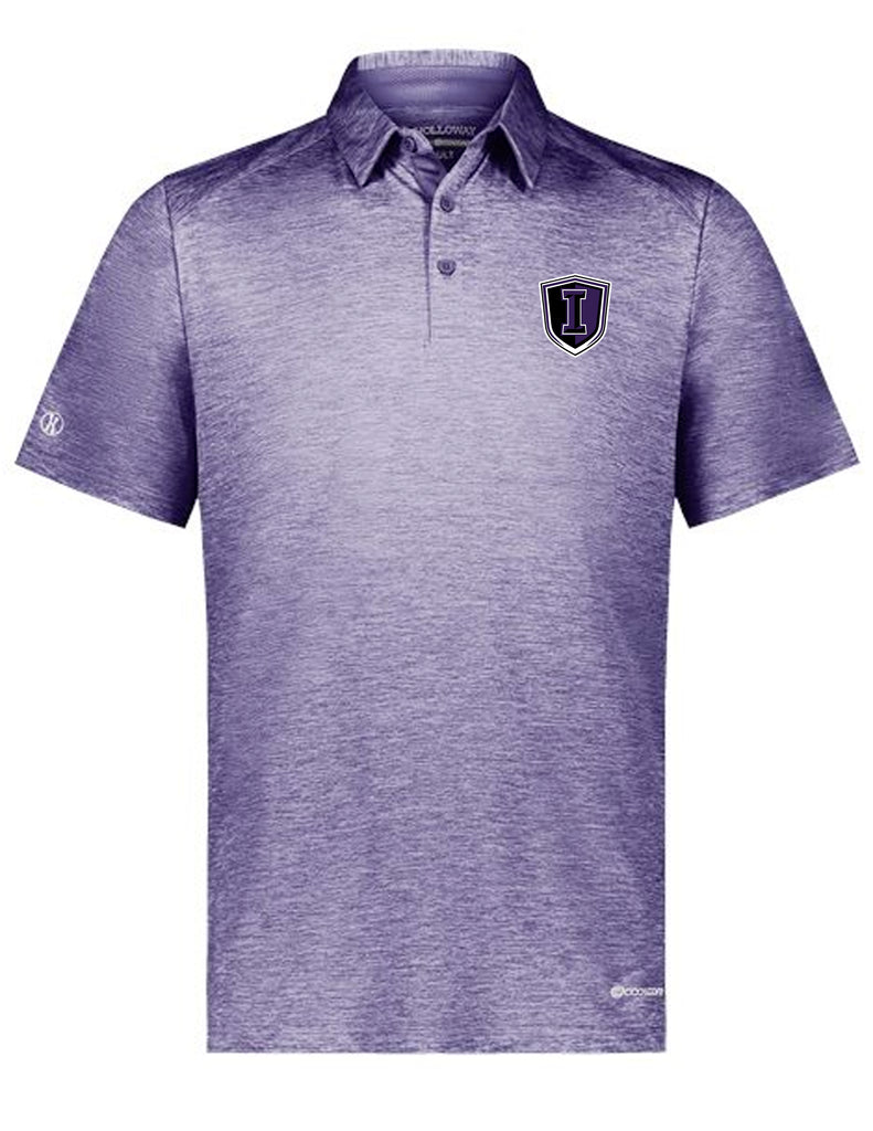 Indy Cheer Holloway Heather Purple Polo