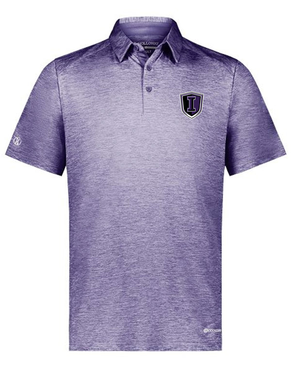 Indy Cheer Holloway Heather Purple Polo