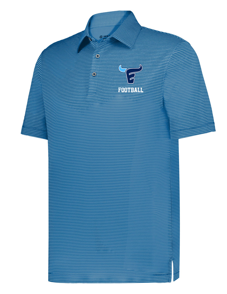 Emerson Football Holloway Momentec Heathered Stripe Polo