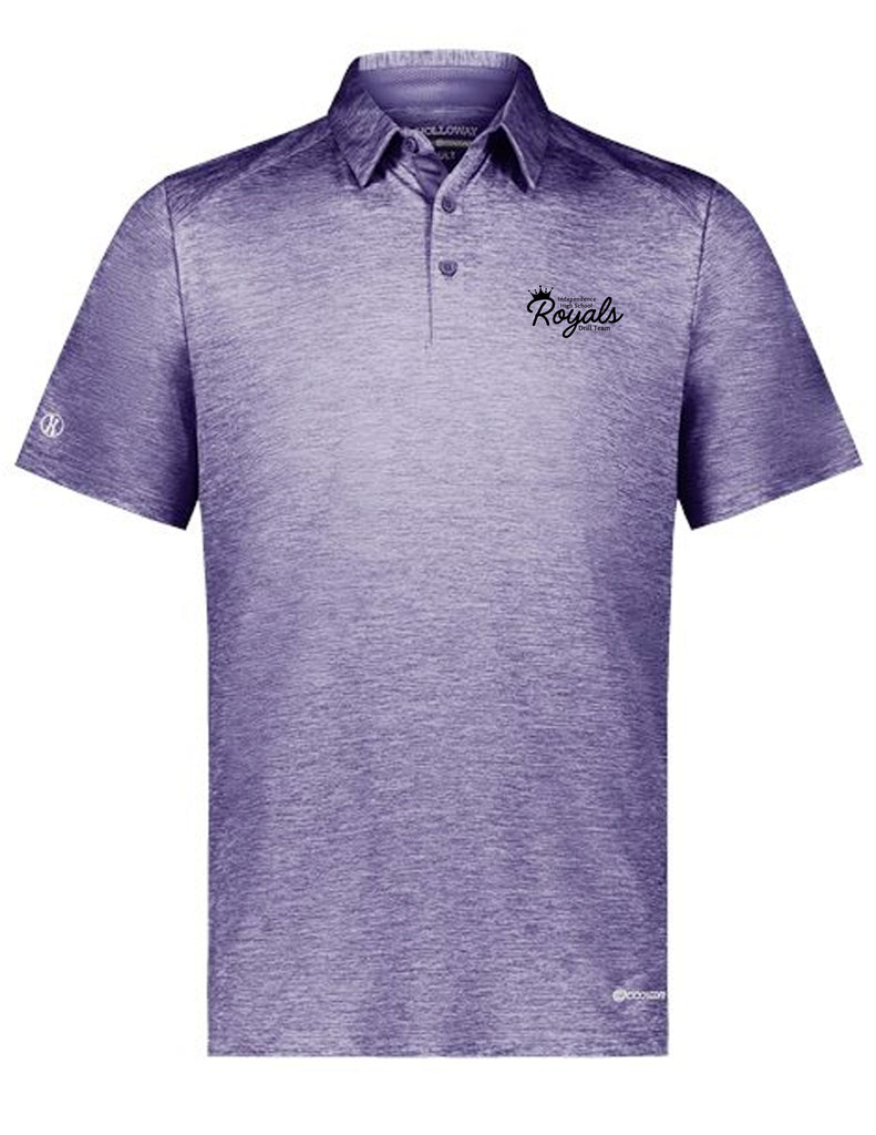 Independence Royals Drill Team Holloway Purple Heathered Polo