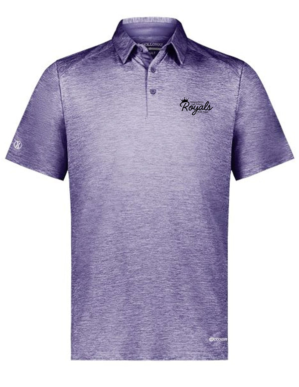 Independence Royals Drill Team Holloway Purple Heathered Polo