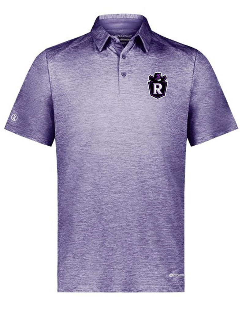 Richland Cheer Holloway Purple Heathered Polo