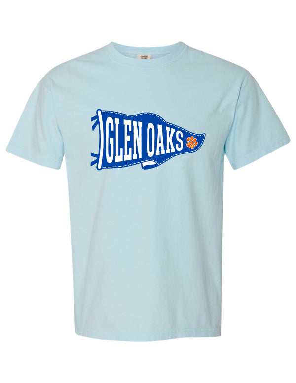 Glen Oaks Comfort Color Short Sleeve T-Shirt Chambray PTA Design