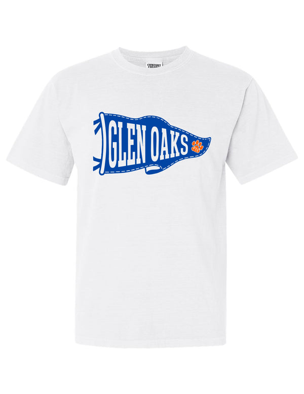 Glen Oaks Comfort Color Short Sleeve T-Shirt White PTA Design