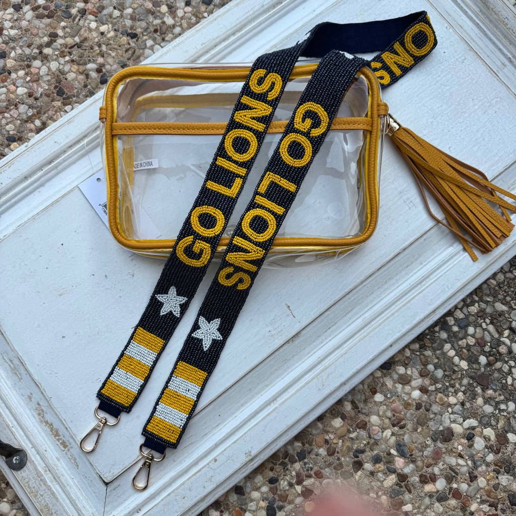 McKinney High Cheer Beaded Purse Strap