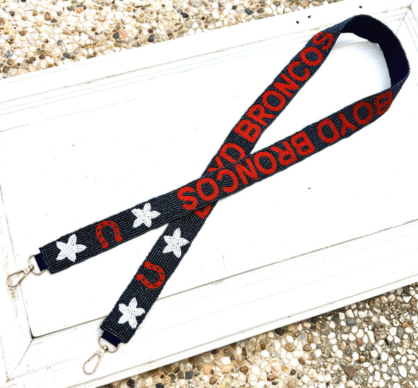 Boyd Swim and Dive Custom Beaded Purse Strap