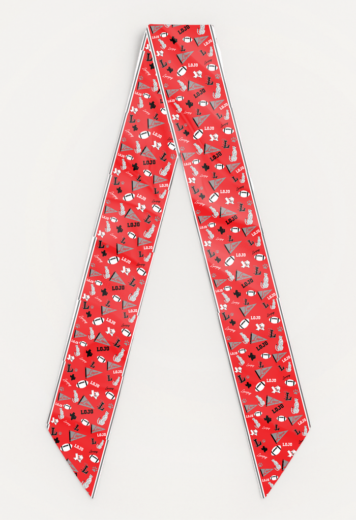 Lovejoy Football Custom Designed Silk Twilly Scarf