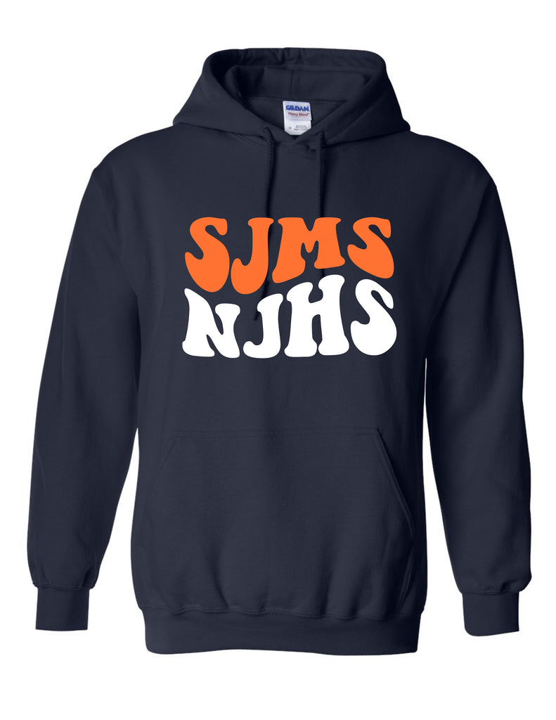 SJMS NJHS Bubble Wave Hoodie
