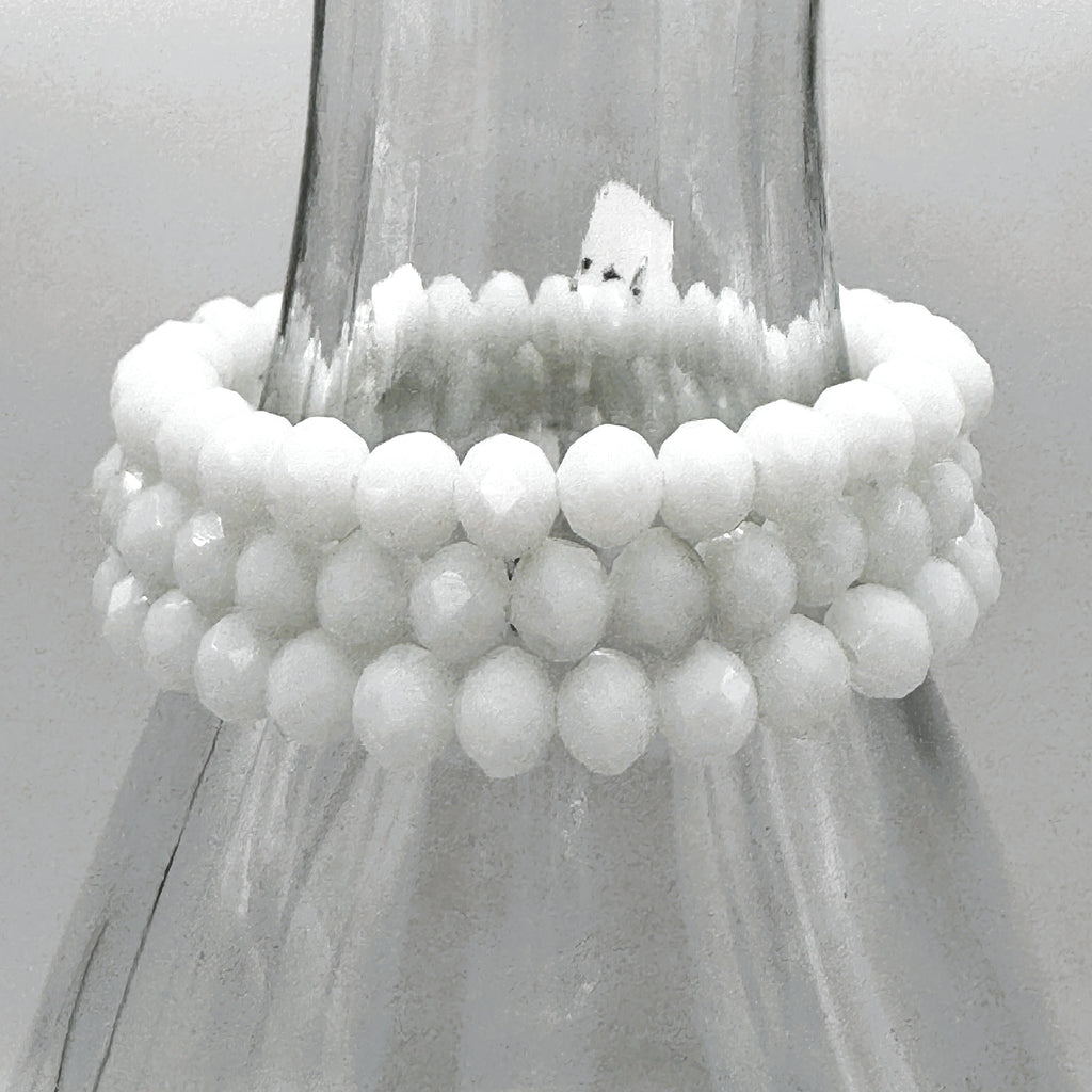 Lovejoy Football Simple Stretch Bracelet White