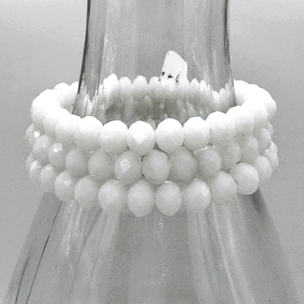 Lovejoy Football Simple Stretch Bracelet White