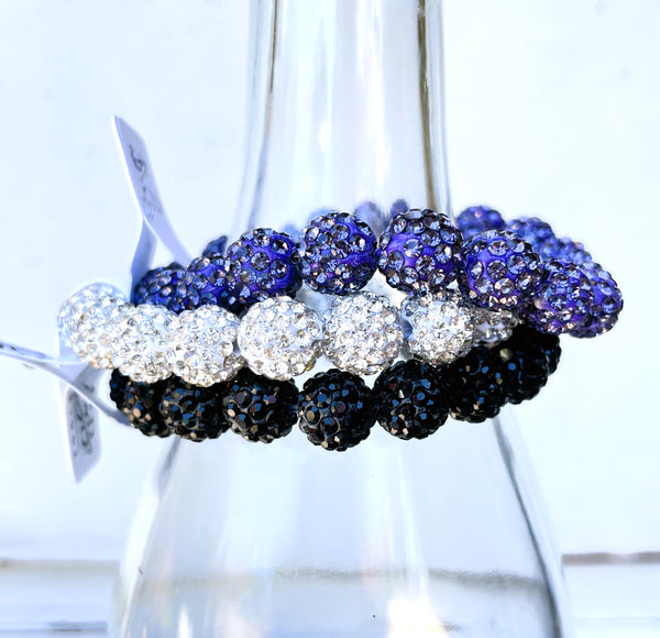 Indy Cheer Disco Ball Stretch Bracelets