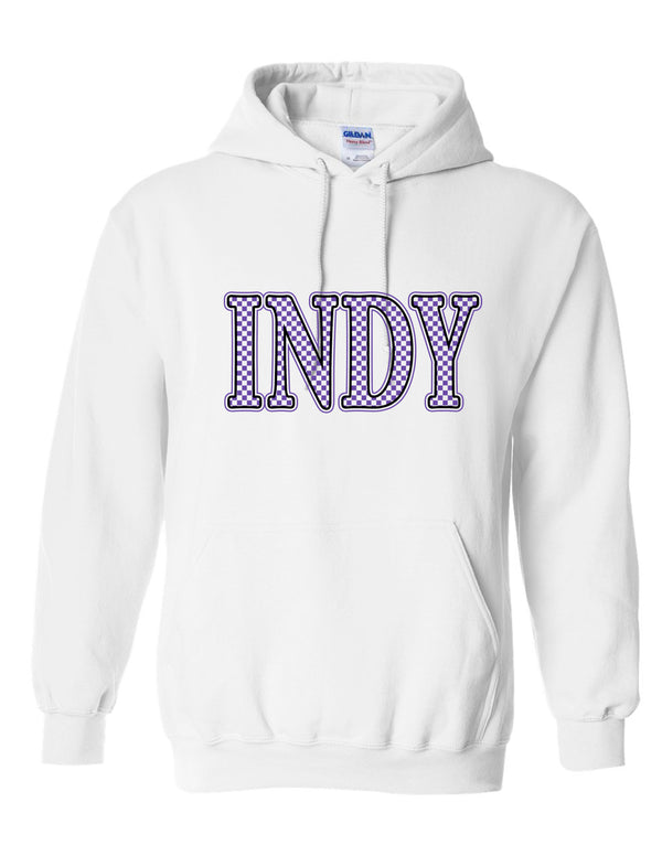 Indy Cheer Checkerboard INDY Hoodie