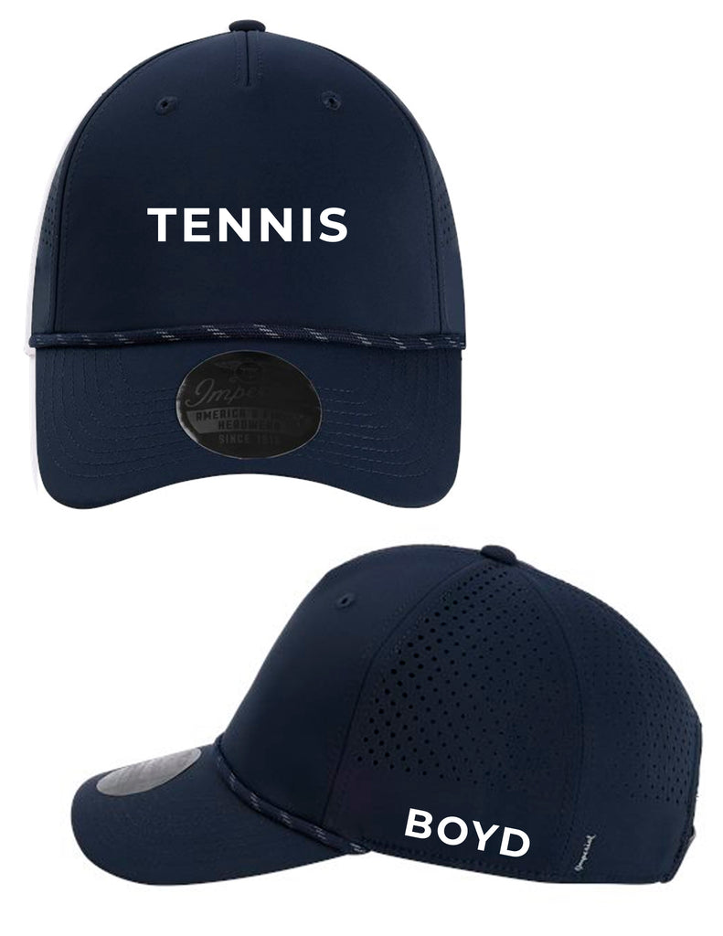 McKinney Boyd Tennis Navy Imperial Dyno Rope Hat