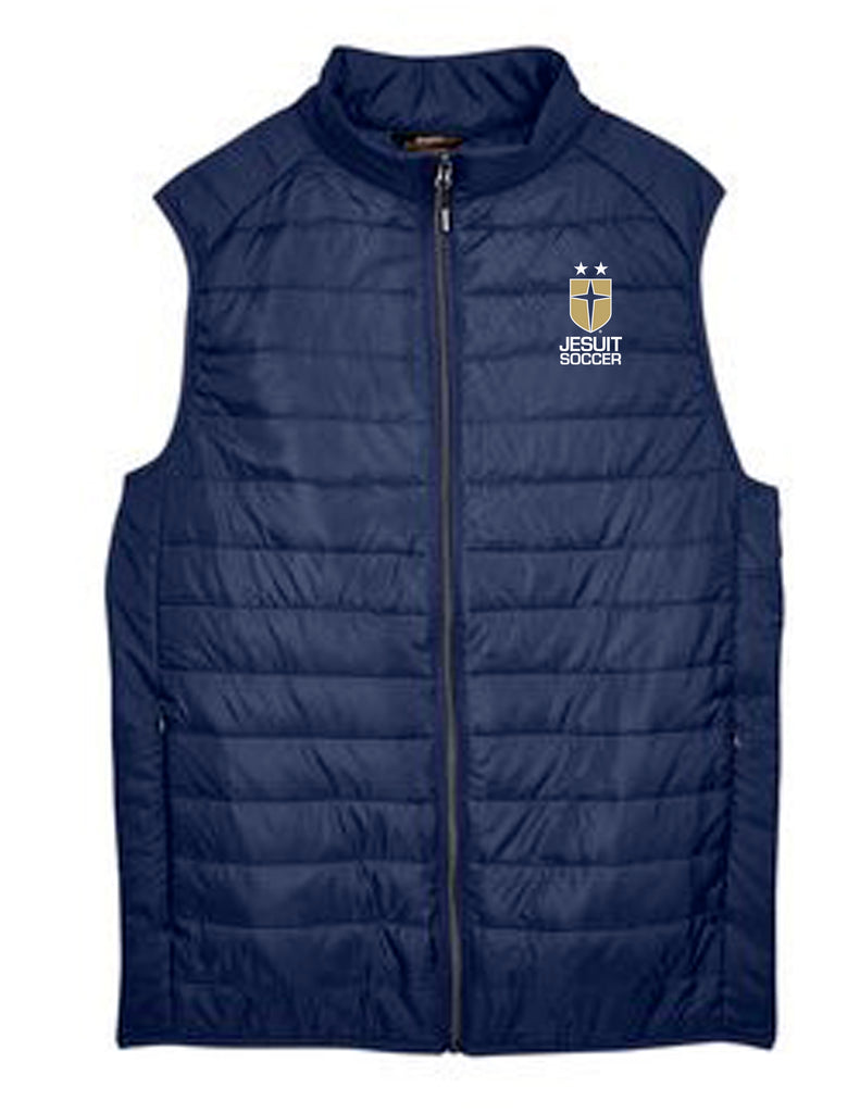 Jesuit Soccer Unisex Puffer Vest with Embroidered Logo