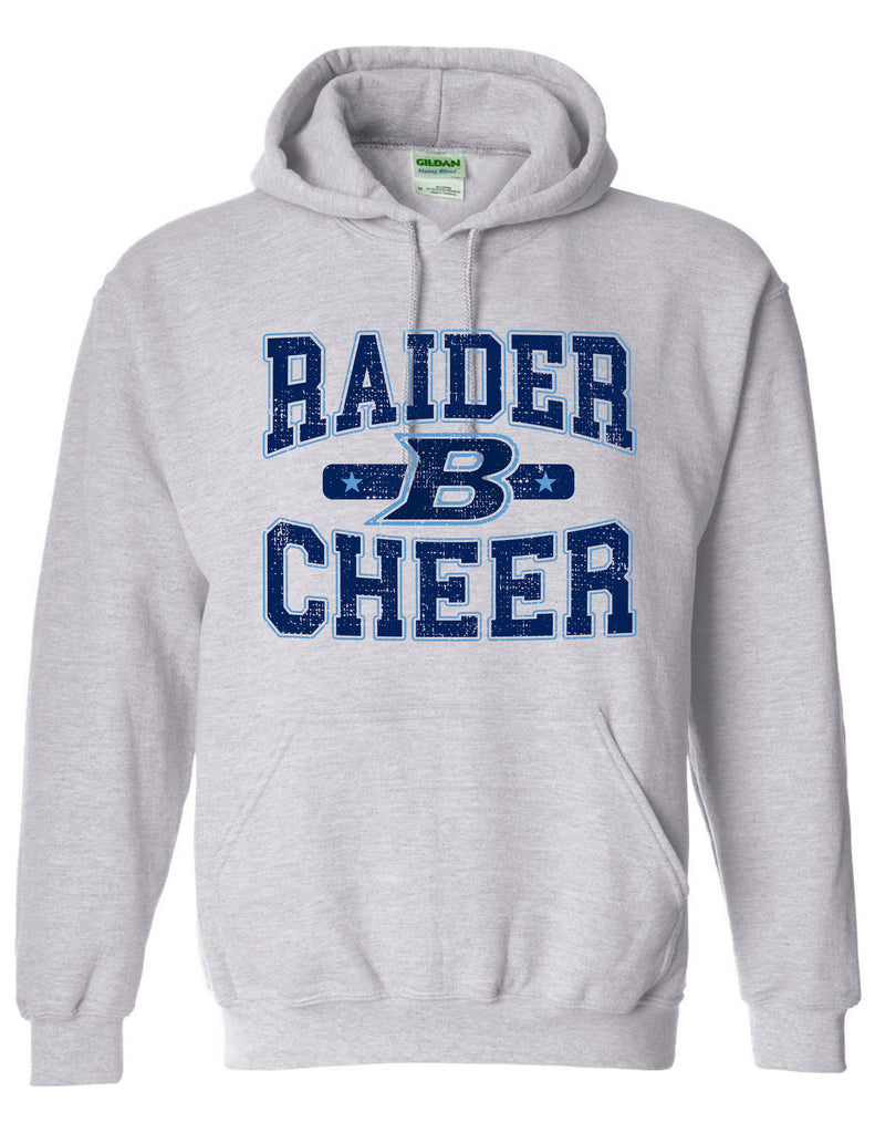 LD Bell Cheer Gildan Raiders Hoodie Ash Gray