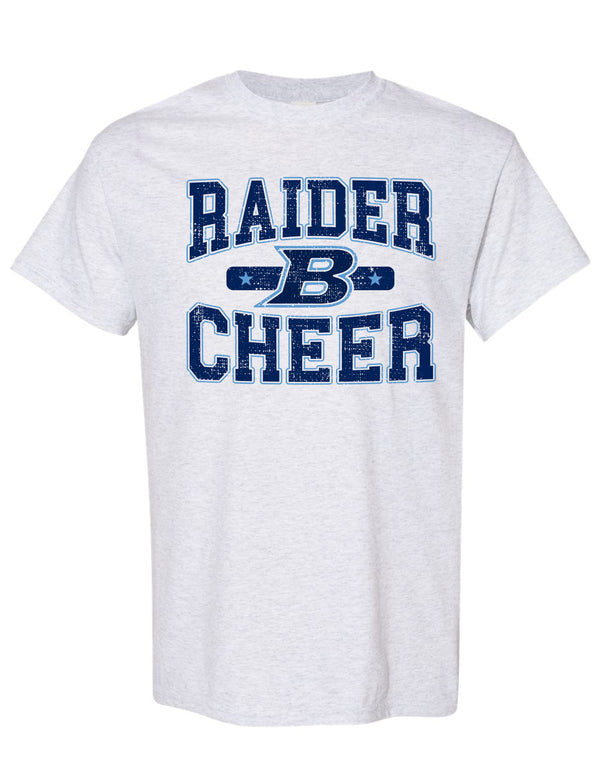 LD Bell Cheer Gildan Raiders Short Sleeve T-Shirt Ash Gray