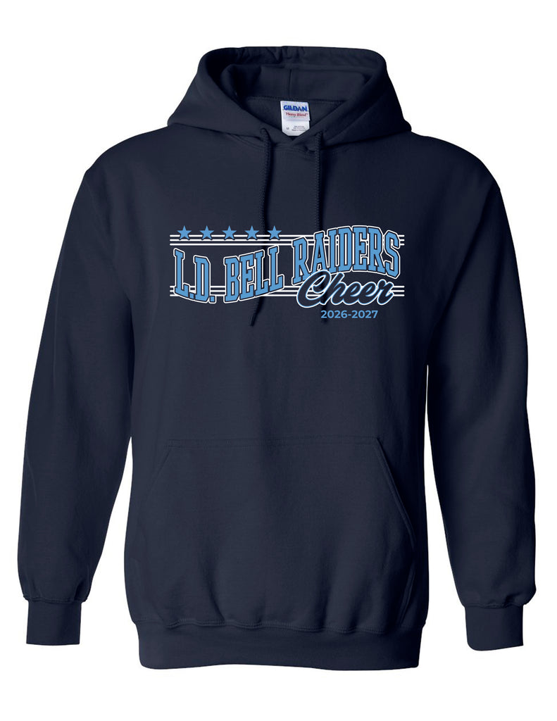 LD Bell Cheer Gildan Wave Hoodie Navy
