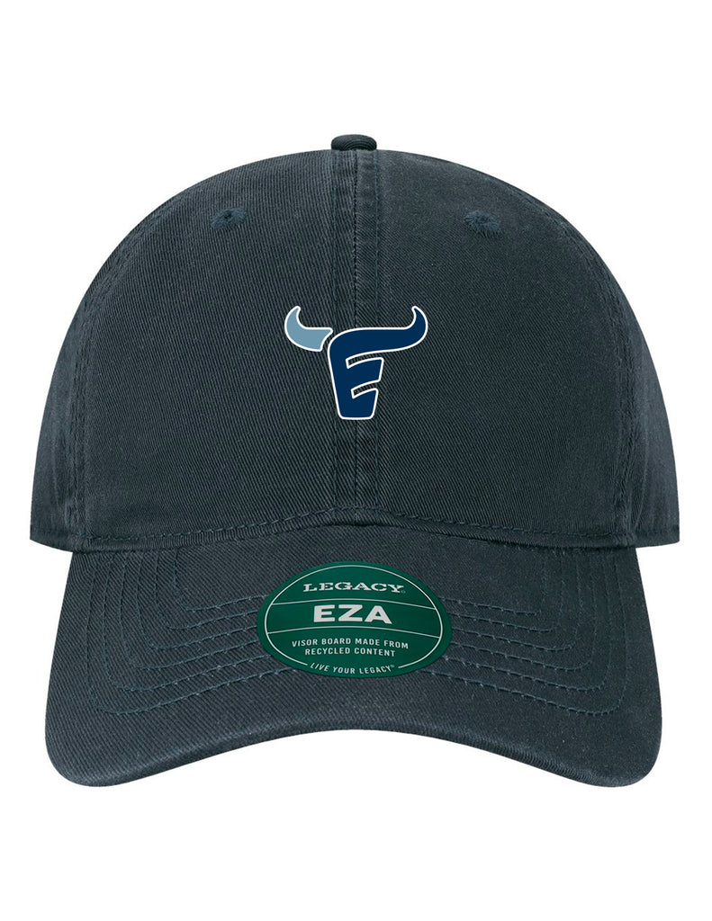 Emerson Football Legacy EZA Ralph Lauren Inspired Small Logo Relaxed Dad Hat Navy