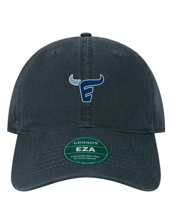 Emerson Football Legacy EZA Ralph Lauren Inspired Small Logo Relaxed Dad Hat Navy