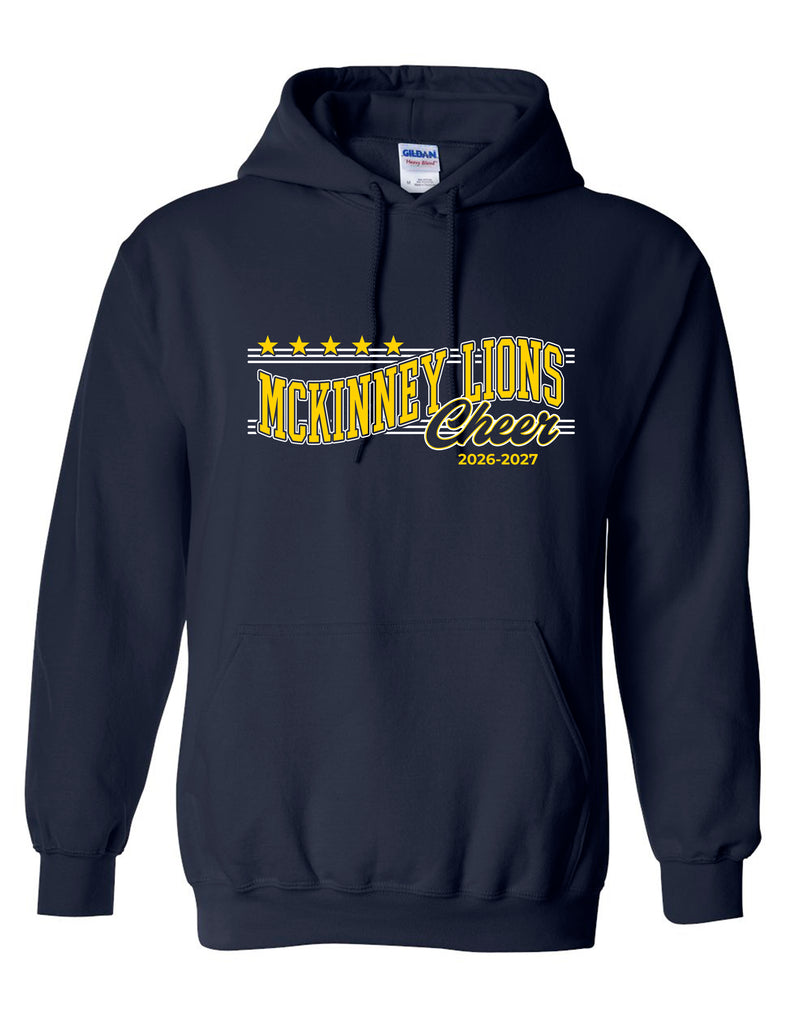McKinney High Cheer Navy Stars & Stripes Hoodie