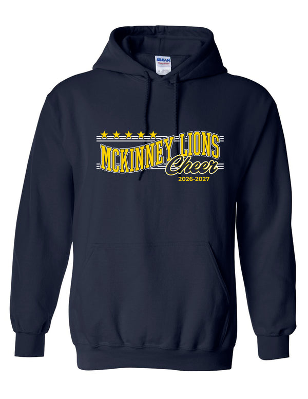 McKinney High Cheer Navy Stars & Stripes Hoodie