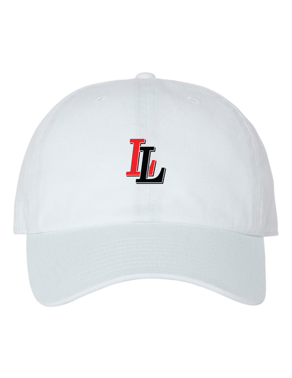 Lovejoy Football 47 Cleanup Hat Relaxed Twill White LL w/ Embroidery