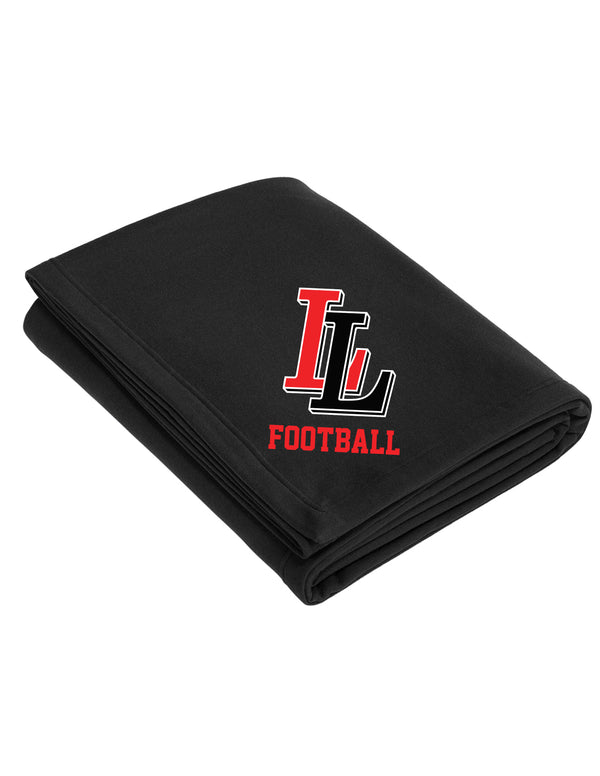 Lovejoy Football Port Authority Black Oversized Sweatshirt Blanket