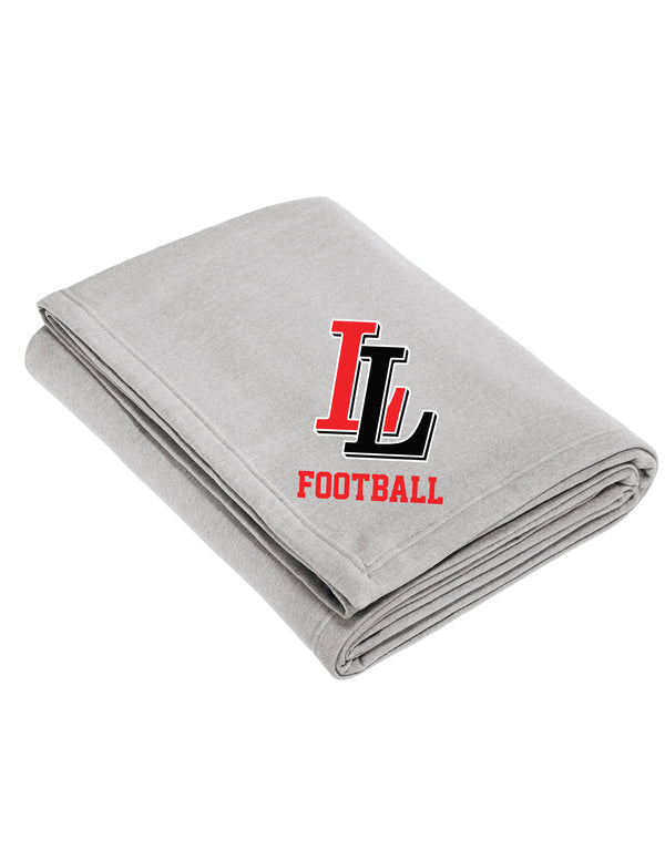 Lovejoy Football Port Authority Gray Oversized Sweatshirt Blanket