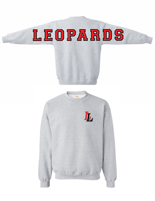 Lovejoy Football Gildan Crewneck With Oversized Printed Back