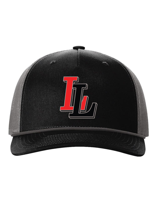 Lovejoy Football Richardson Black Five Panel Rope Snapback Hat Texas LL Logo