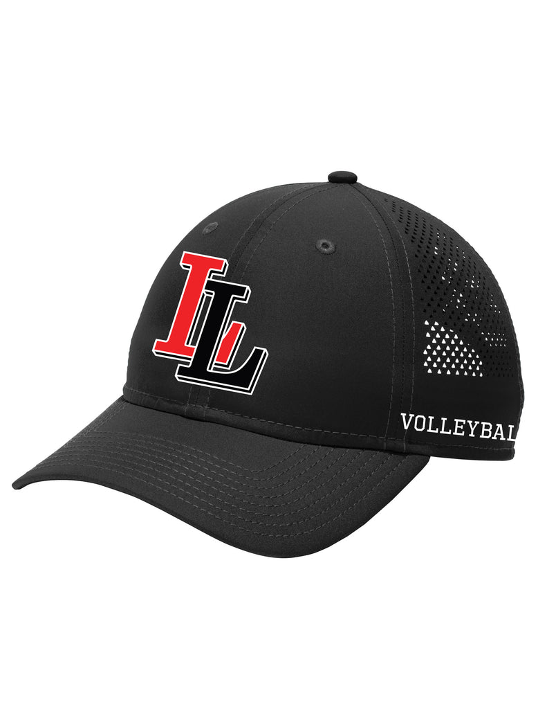 Lovejoy New Era Performance LL Black Hat with Side Embroidery