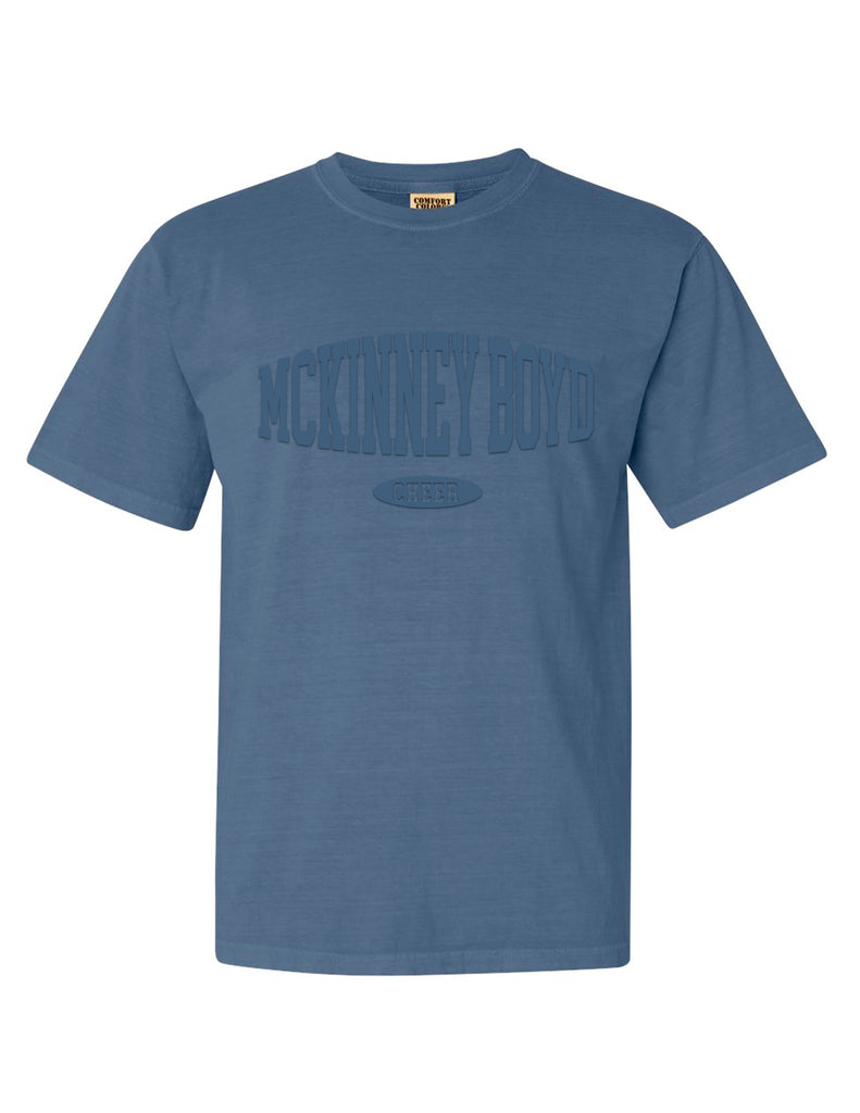 Boyd Cheer Comfort Color Blue Jean DD Inspired Puff Short Sleeve T-Shirt