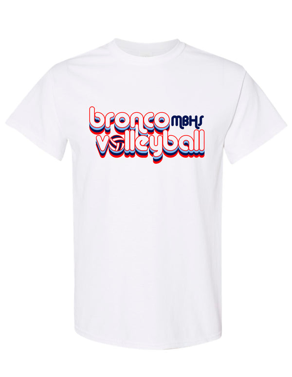 McKinney Boyd Volleyball White Retro Ball Tee