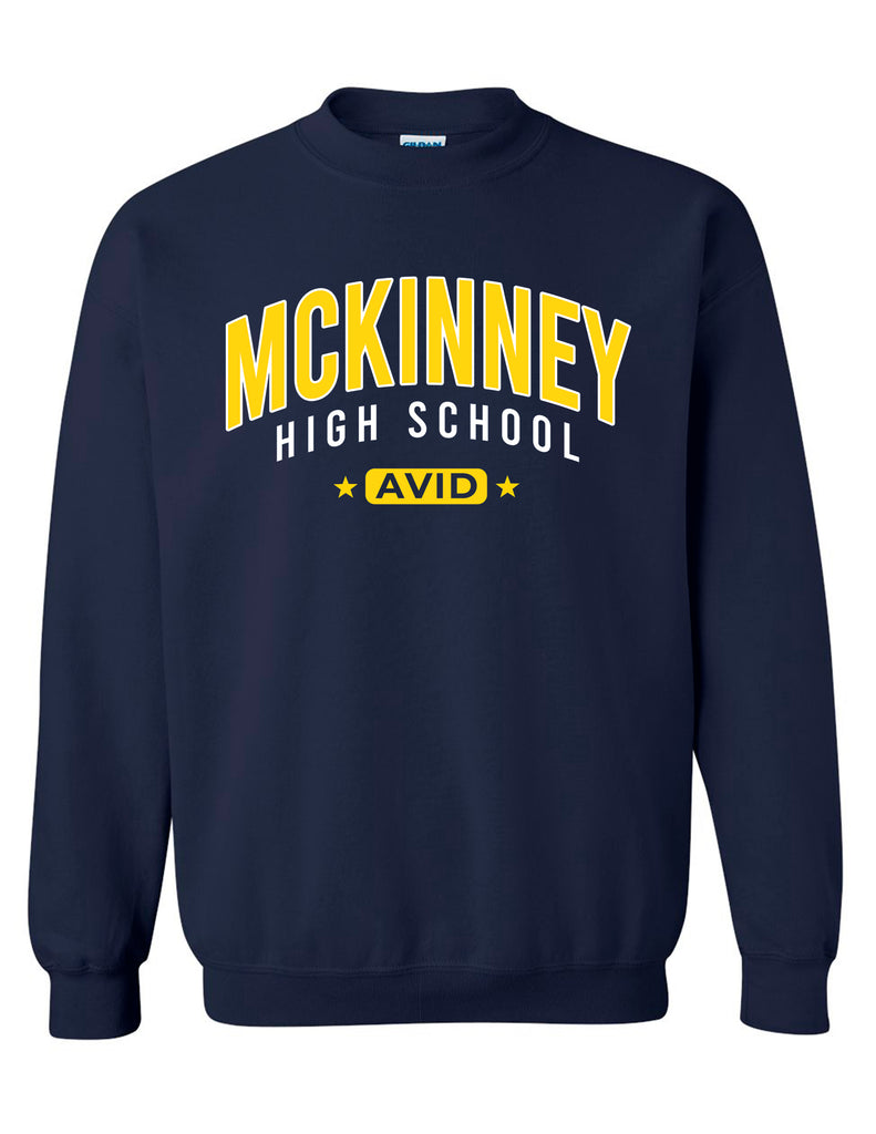 MHS AVID Simple Gildan Navy Crewneck