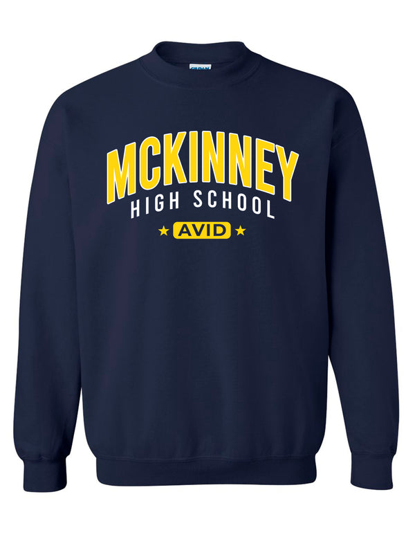 MHS AVID Simple Gildan Navy Crewneck