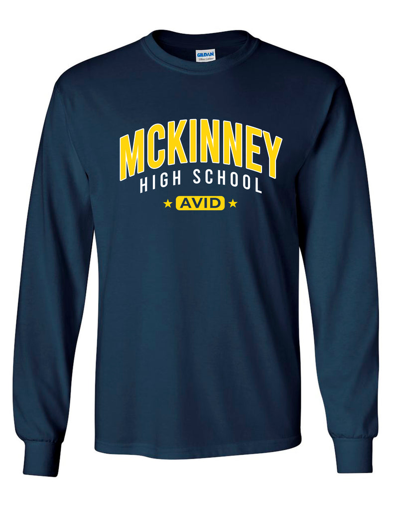 MHS AVID Simple Gildan Navy Long Sleeve Tee