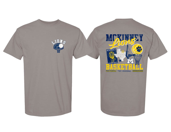MHS Basketball Icons Frocket Gray Comfort Colors Tee